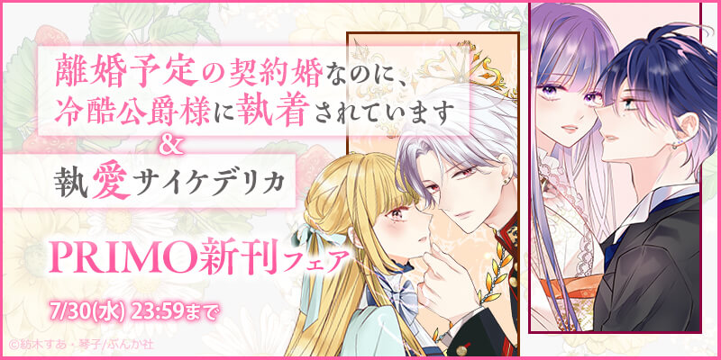 離婚予定の契約婚なのに、冷酷公爵様に執着されています」＆「執