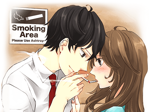 タテカラー版 シガーキス 喫煙所で始まる恋 タテカラー漫画を読むならcomico